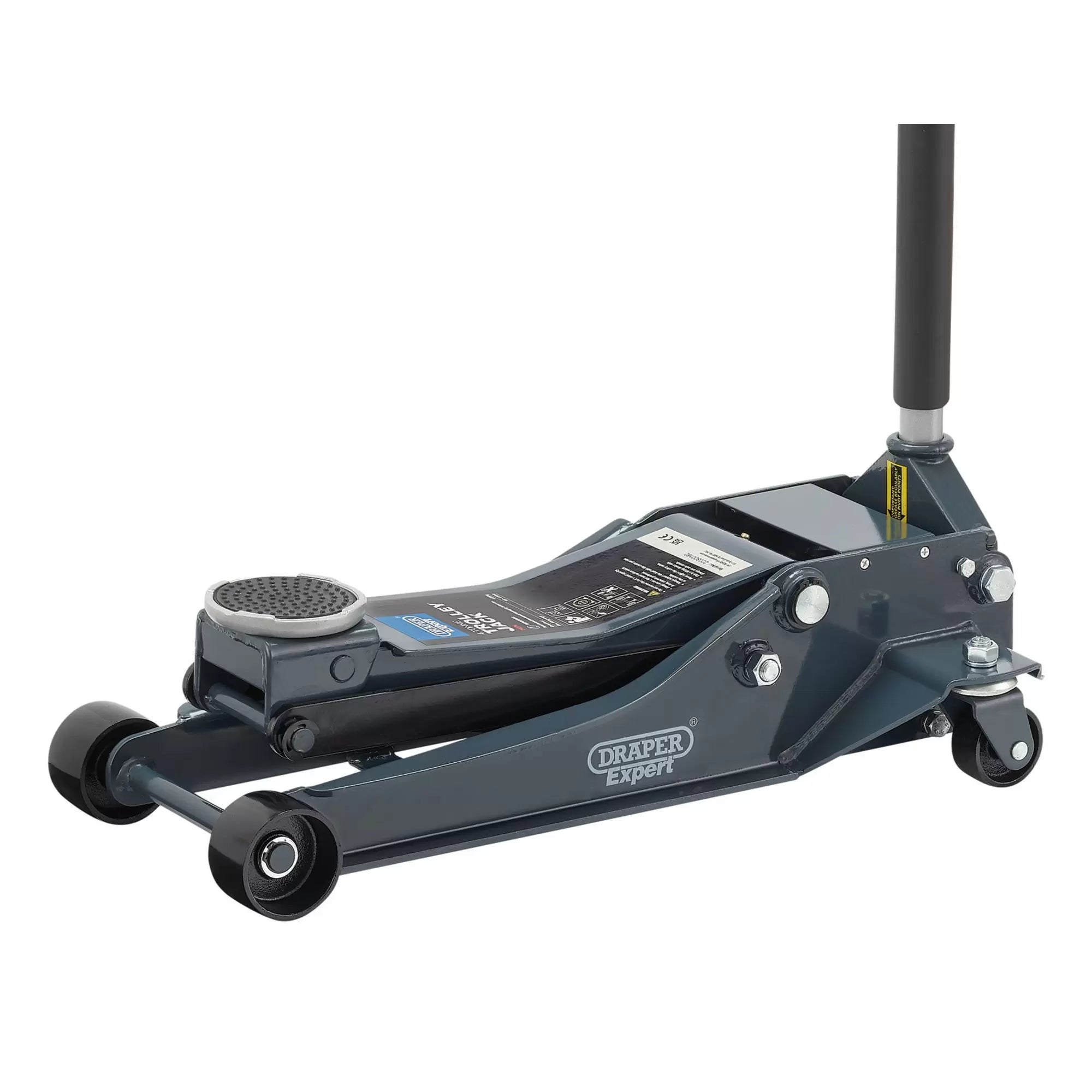 Draper Tools - 24276 - Draper Expert Professional Low Profile Garage Trolley Jack, 4 Tonne