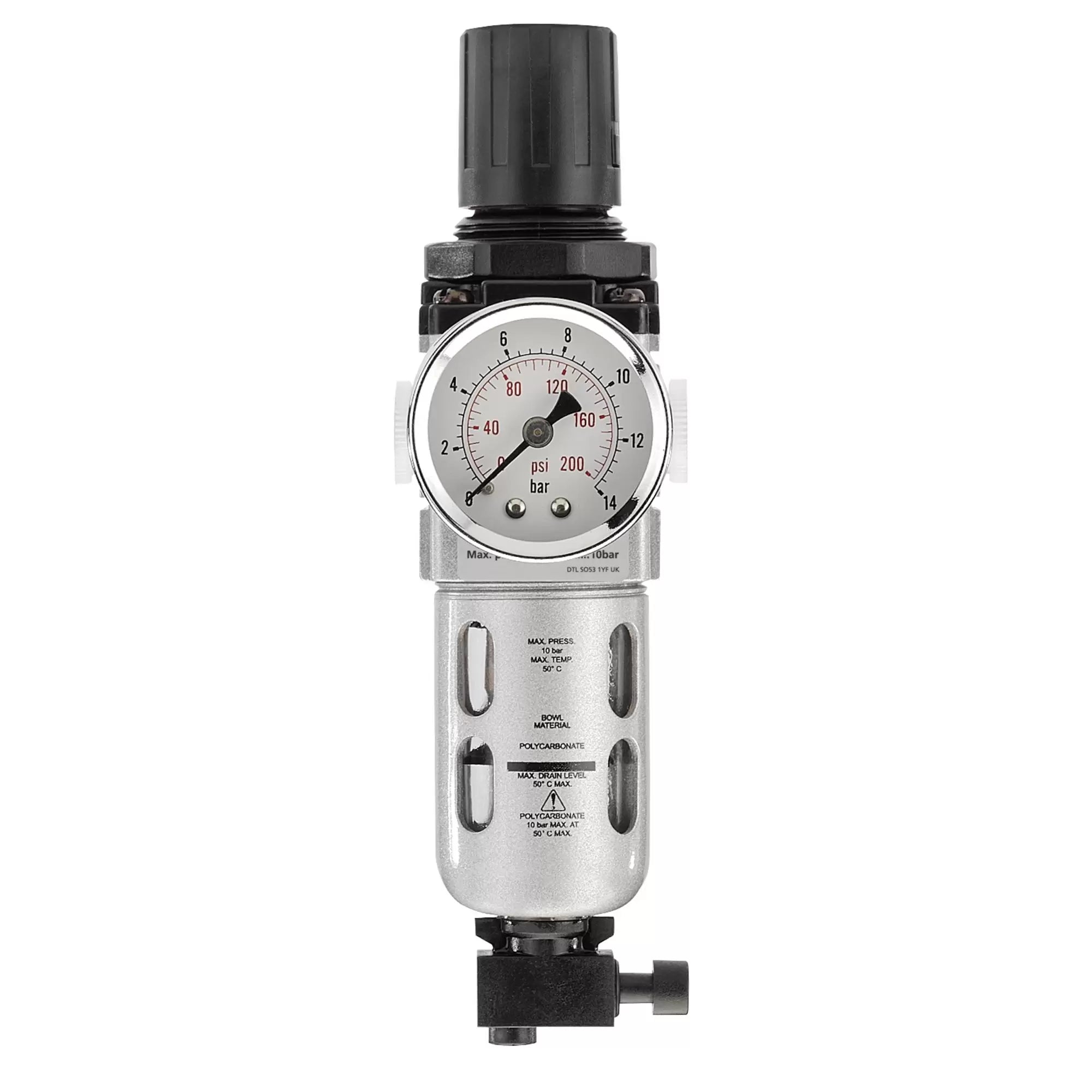 Draper Tools - 24332 - 1/4" BSP Combined Filter/Regulator Unit