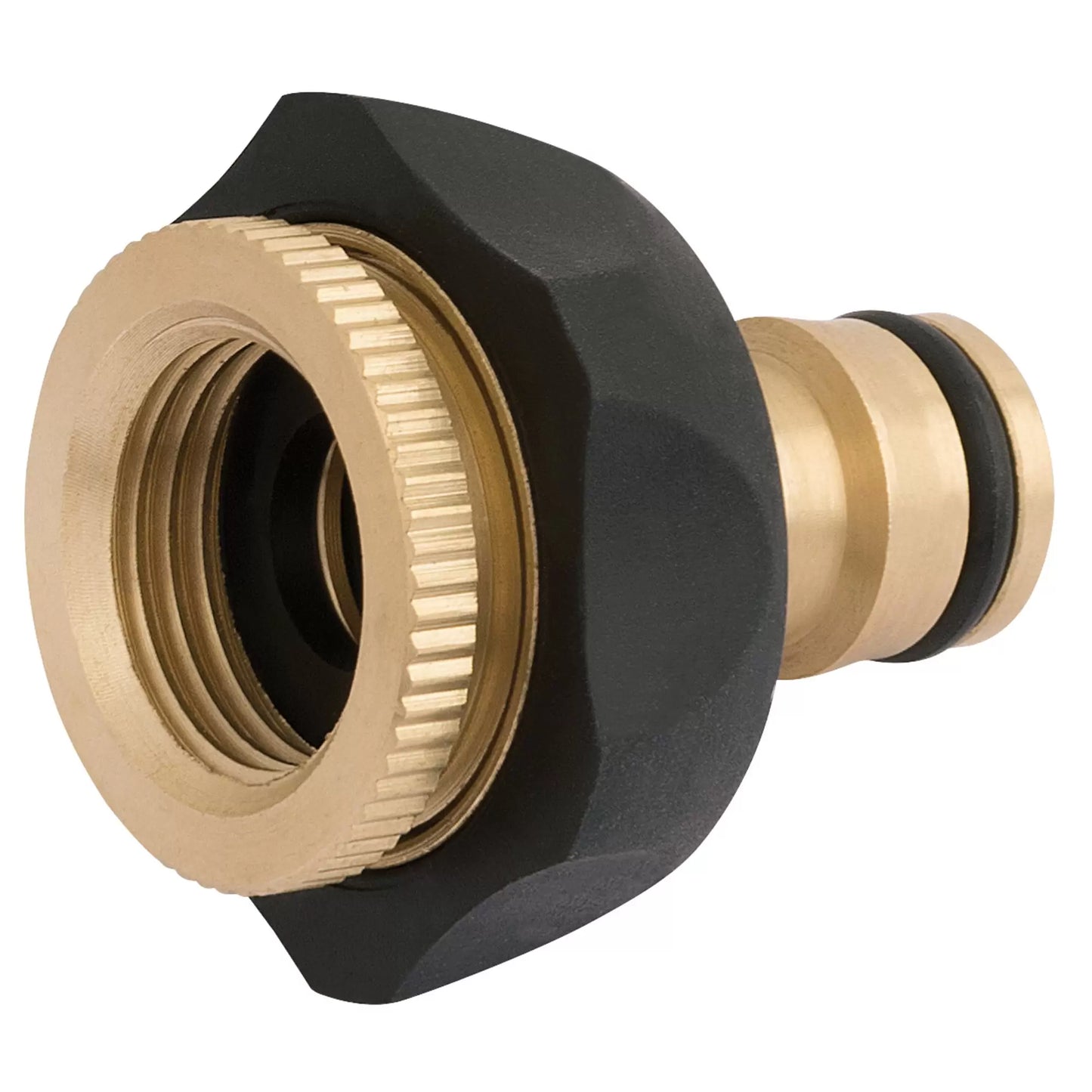 Draper Tools - 24646 - Brass and Rubber Tap Connector, 1/2 - 3/4"