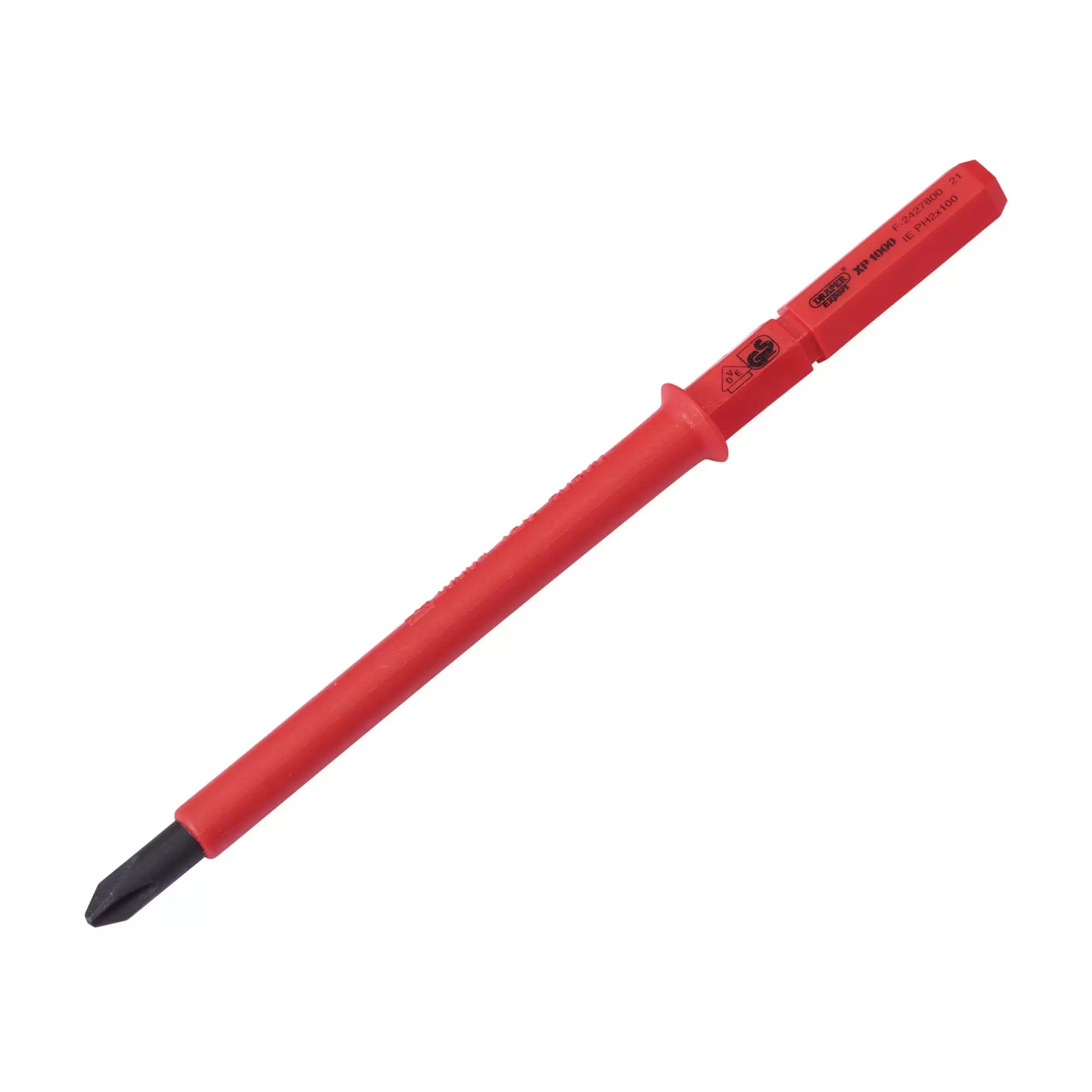 Draper Tools - 24743 - XP1000® VDE Cross Slot Interchangeable Screwdriver Blade, No.2 x 100mm