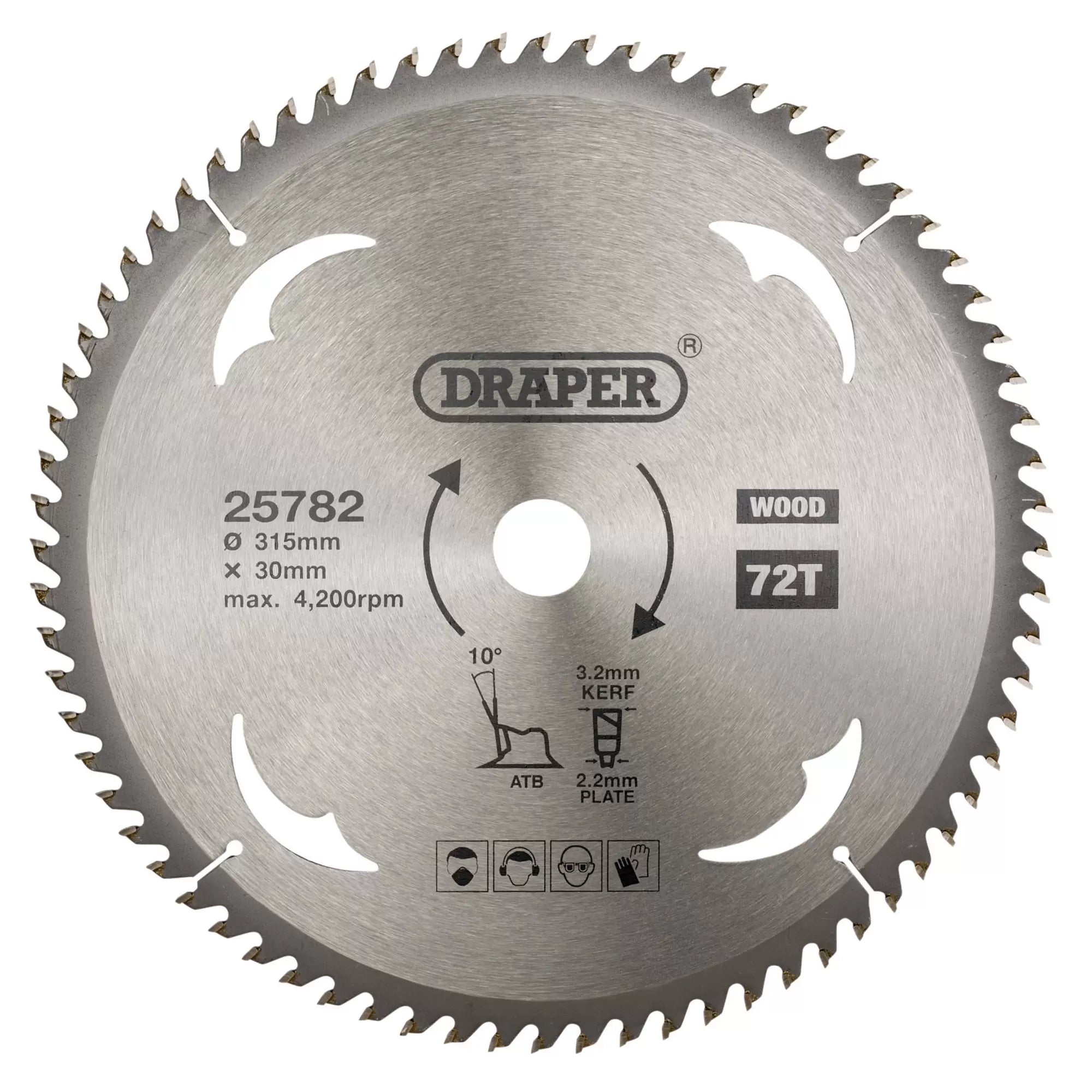 Draper TCT Circular Saw Blade 315mm 72T
