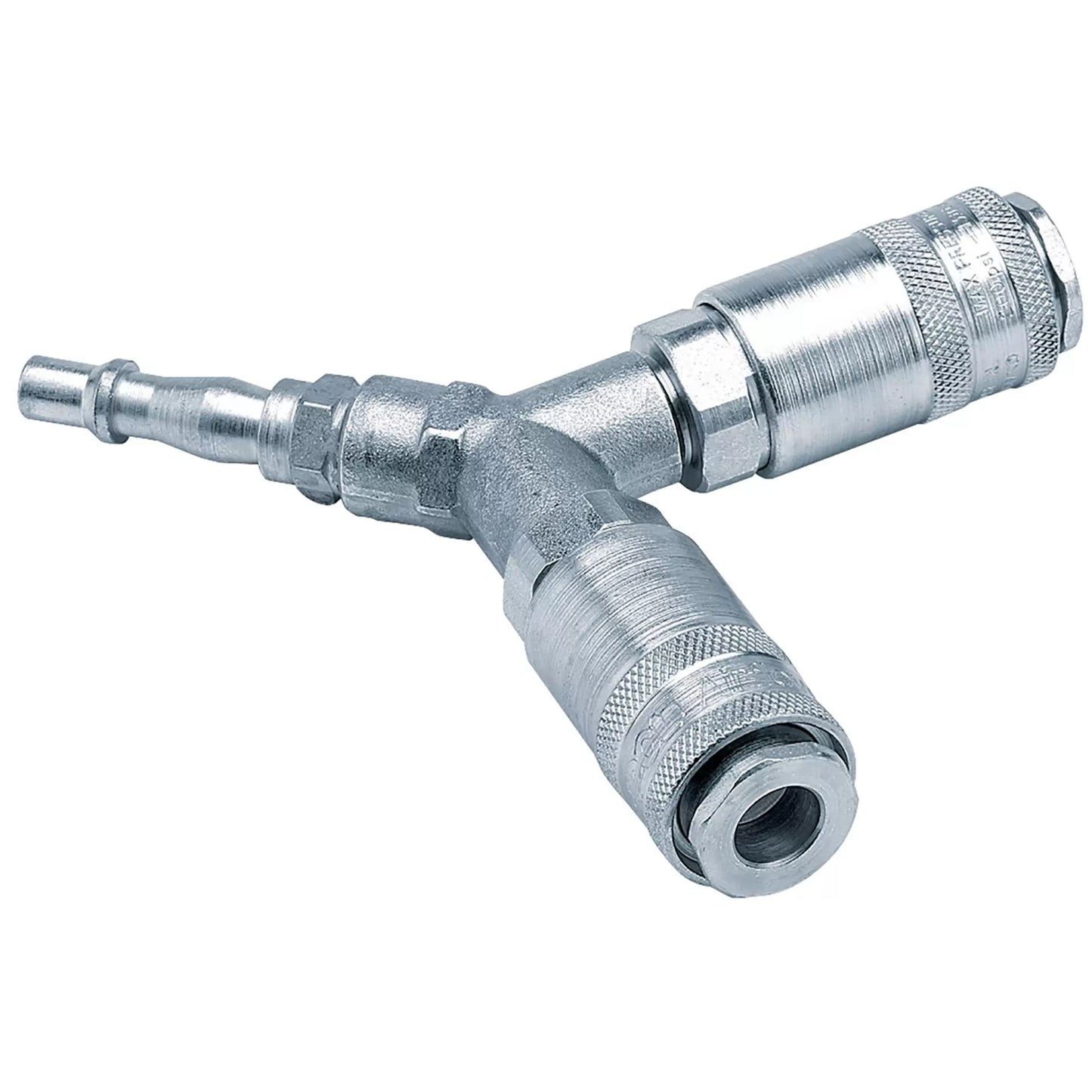 Draper Tools - 25813 - PCL Twin Standard Coupling, 2 x Male Couplings, 1 x Tailpiece (Sold Loose)