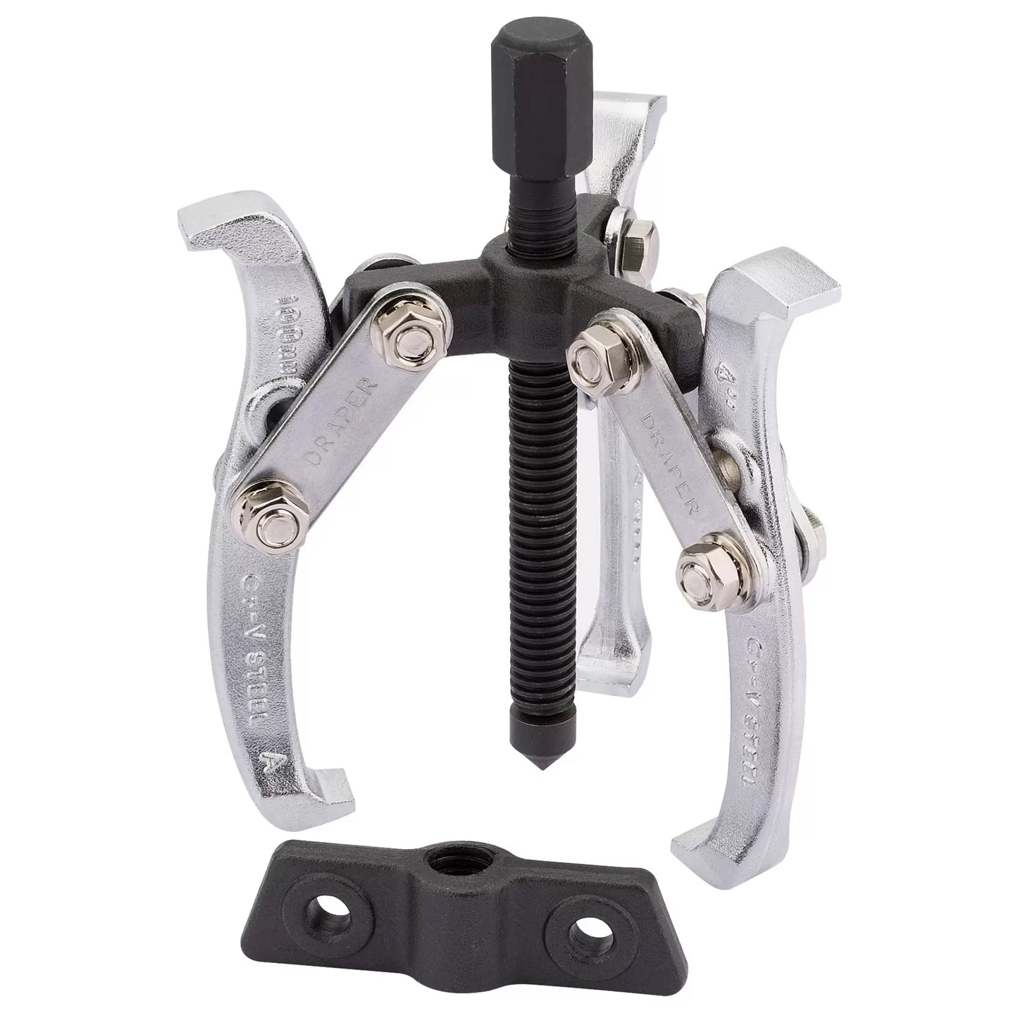 Draper Tools - 25994 - Twin and Triple Leg Reversible Puller, 78mm Reach x 100mm Spread