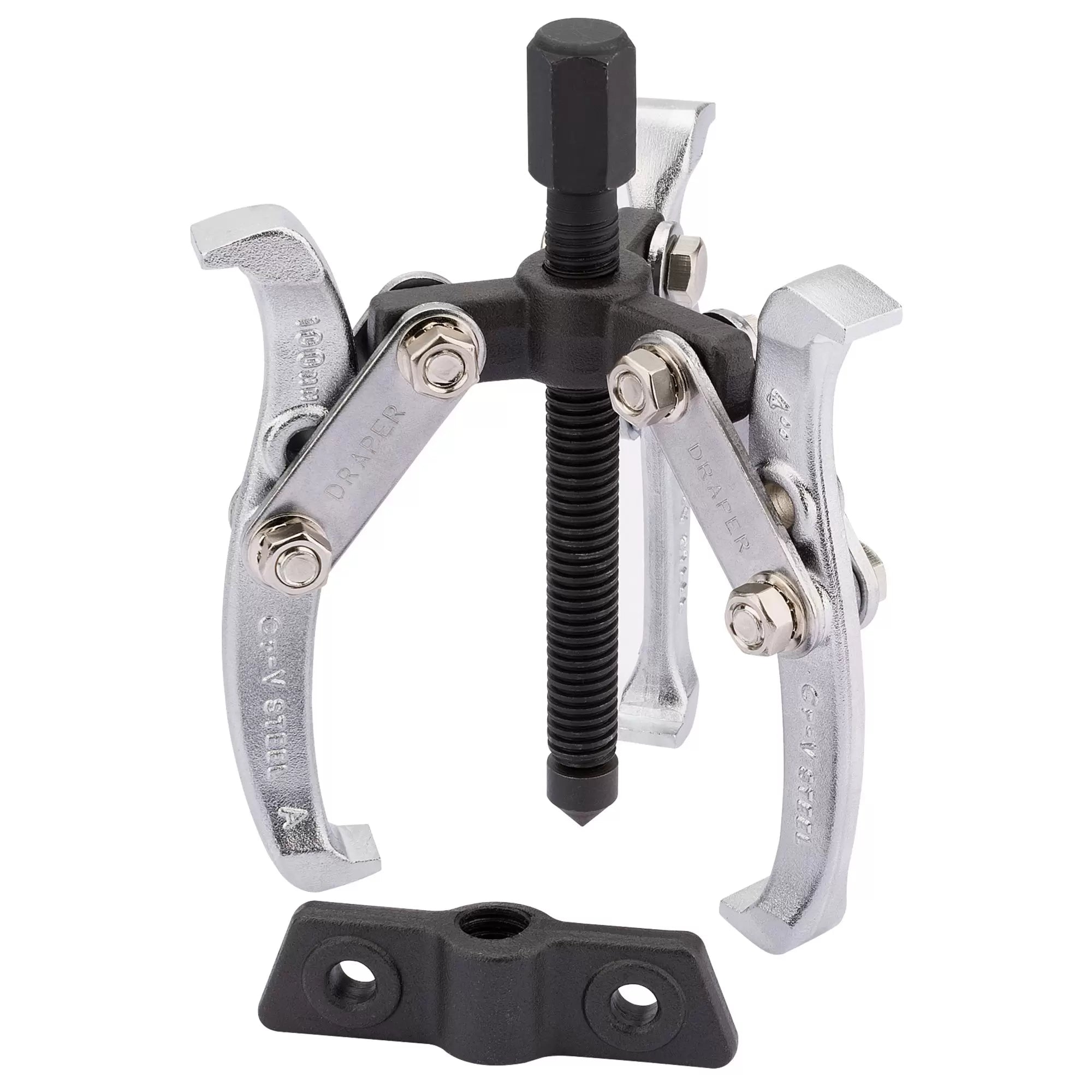Draper Tools - 25994 - Twin and Triple Leg Reversible Puller, 78mm Reach x 100mm Spread