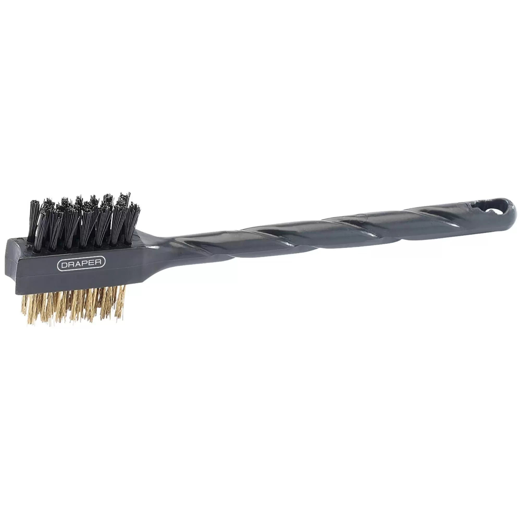 Draper Tools - 26318 - Brass and Nylon Wire Brush, 175mm