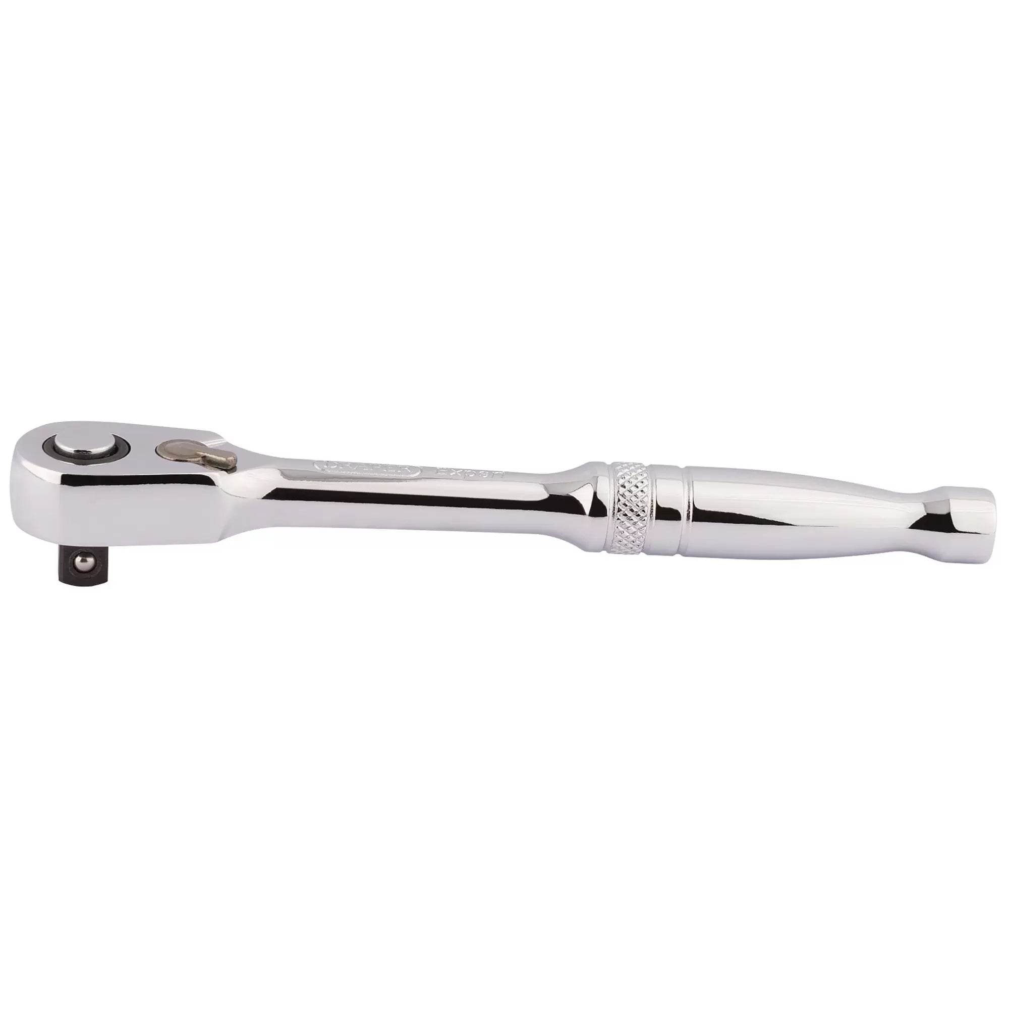 Draper Tools - 26517 - Draper Expert 60 Tooth Micro Head Reversible Ratchet, 1/4" Sq. Dr