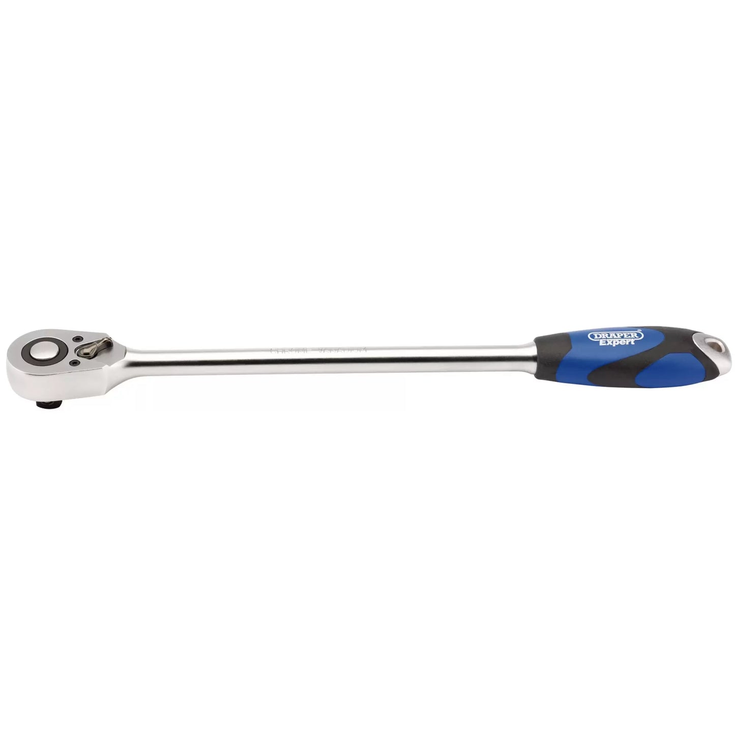Draper Tools - 26591 - Draper Expert Extra Long Reversible Quick Release Soft Grip Ratchet, 1/2" Sq. Dr., 48 Tooth