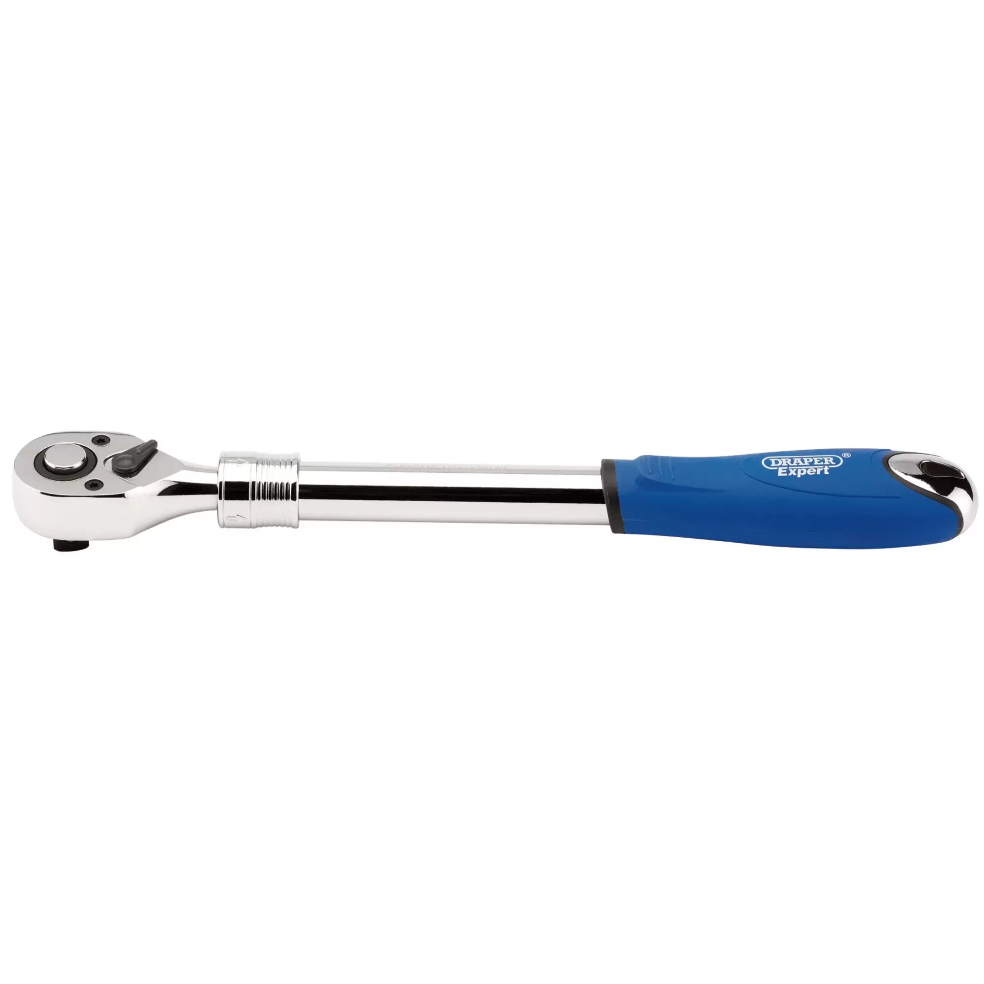 Draper Tools - 26800 - Draper Expert 72 Tooth Extending Reversible Ratchet, 1/2" Sq. Dr