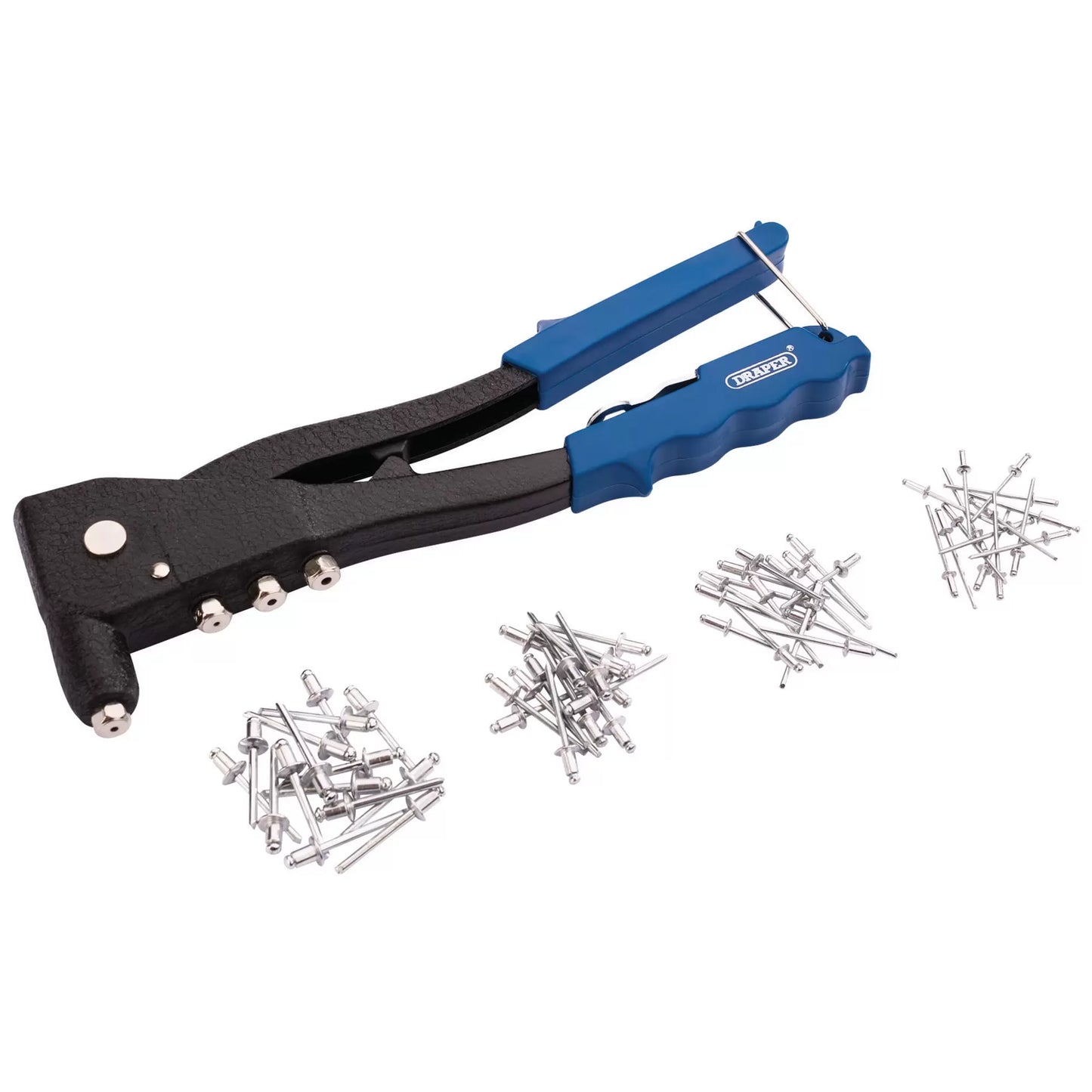 Draper Tools - 27843 - Hand Riveter Kit for Aluminium Rivets, 1 x Case