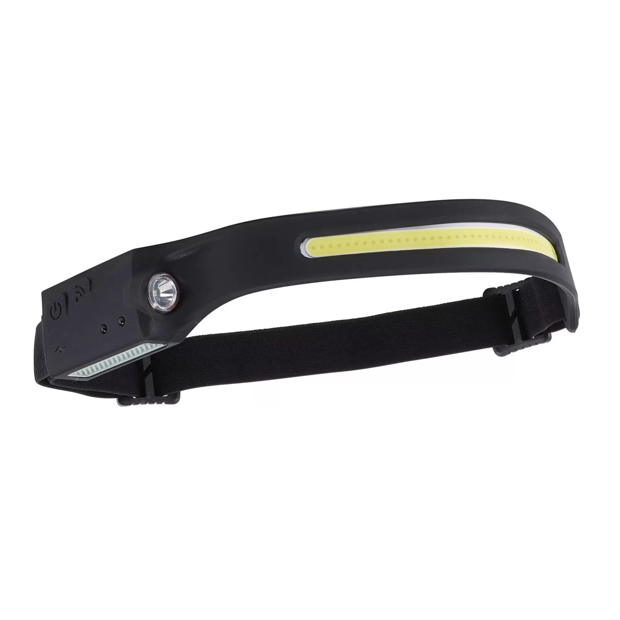 Draper Tools - 28236 - COB LED Rechargeable 2-in-1 Head Torch with Wave Sensor, 3W, 120/350 Lumens, USB-C Cable Supplied