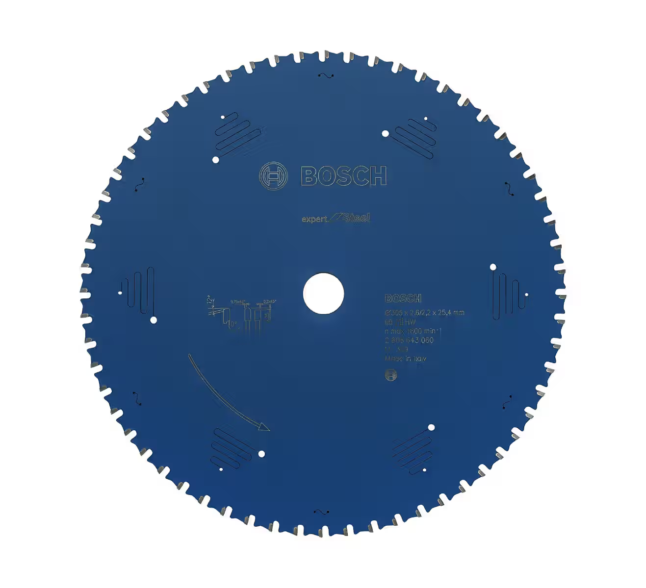 Bosch Circular Saw Blade | 305mm Diameter, 60 Tooth | Fine Finish Blade