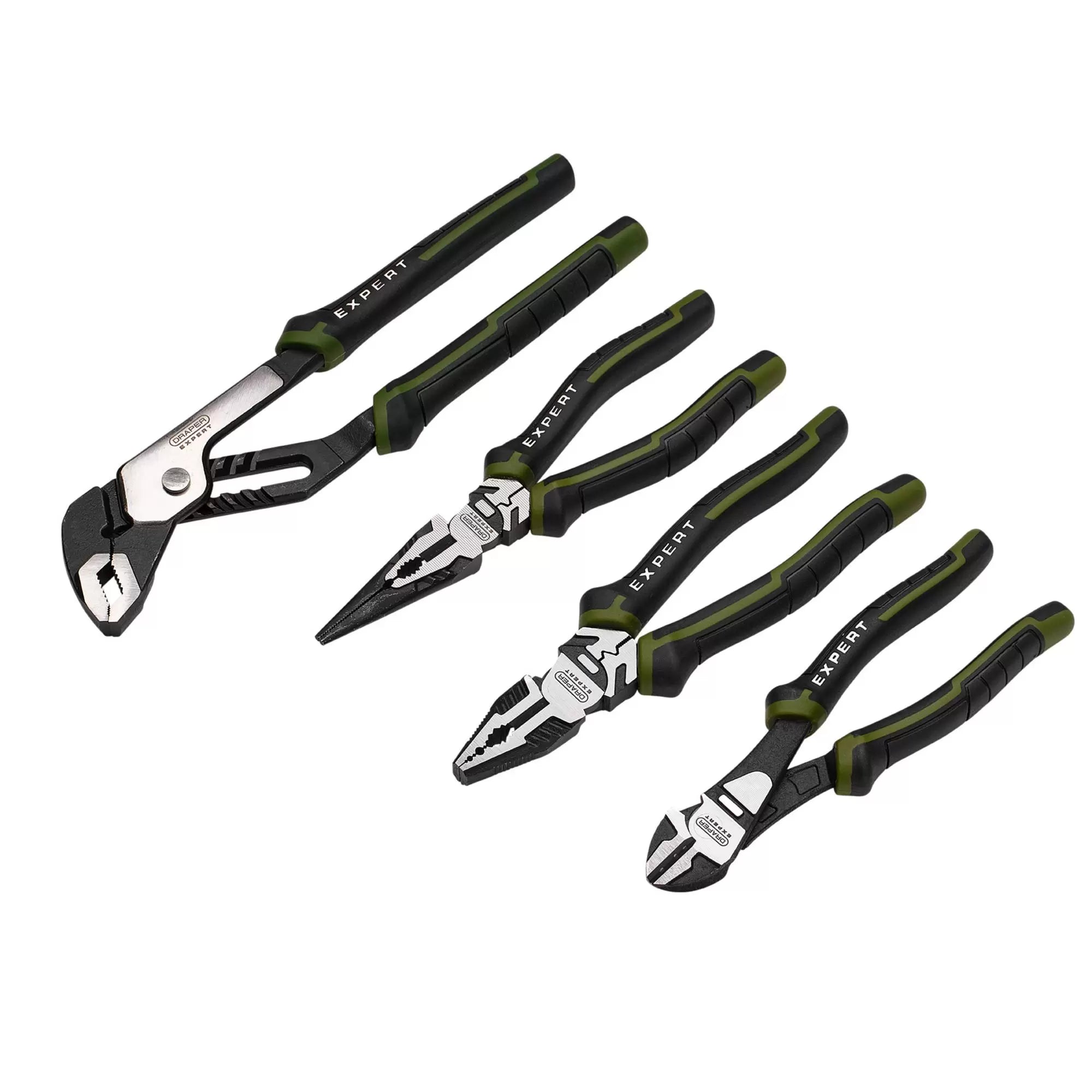 Draper Tools - 28539 - Draper Expert High Leverage Pliers Set with Water Pump Pliers (4 Piece)
