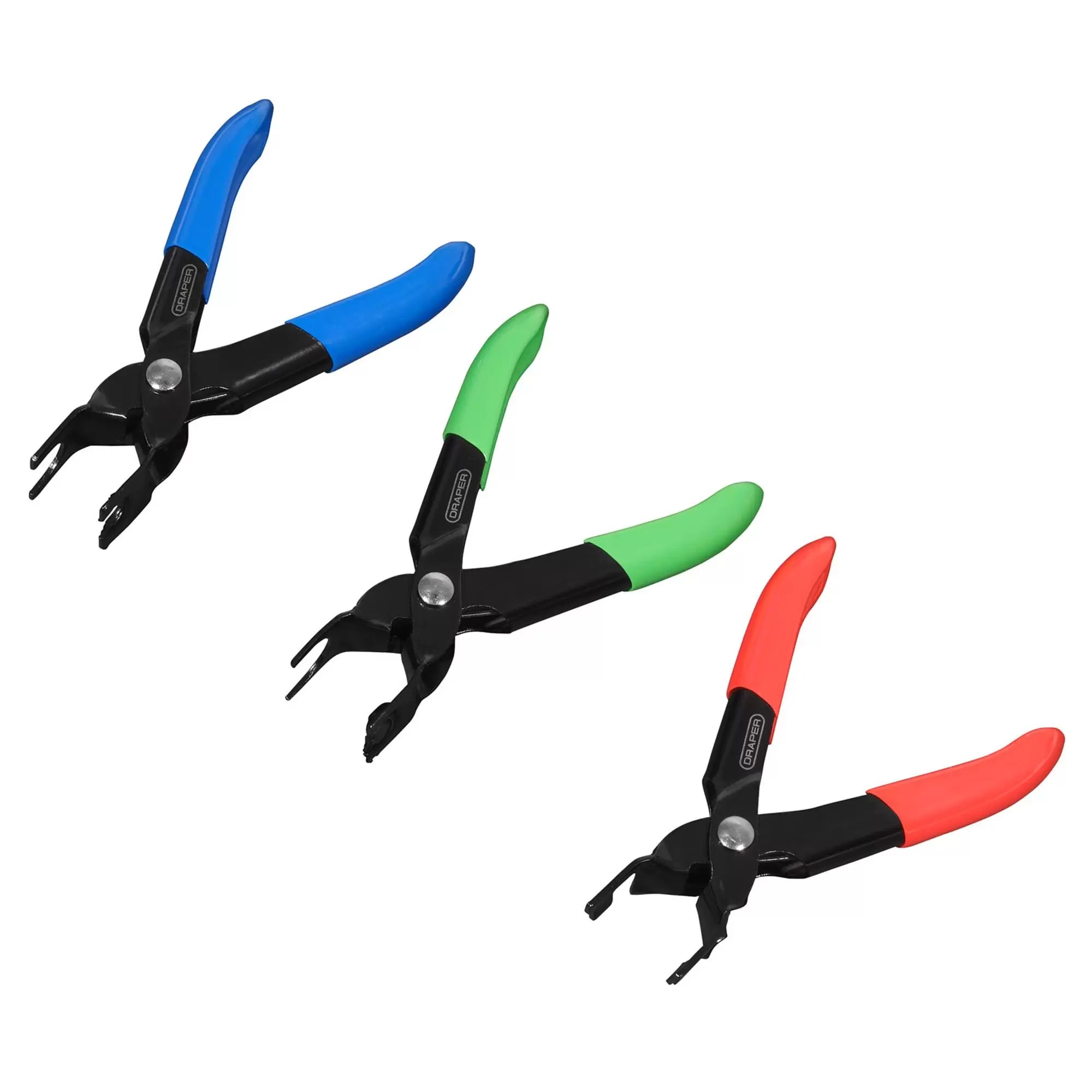 Draper Tools - 28625 - Coolant and Fuel Pipe Pliers Set (3 Piece)