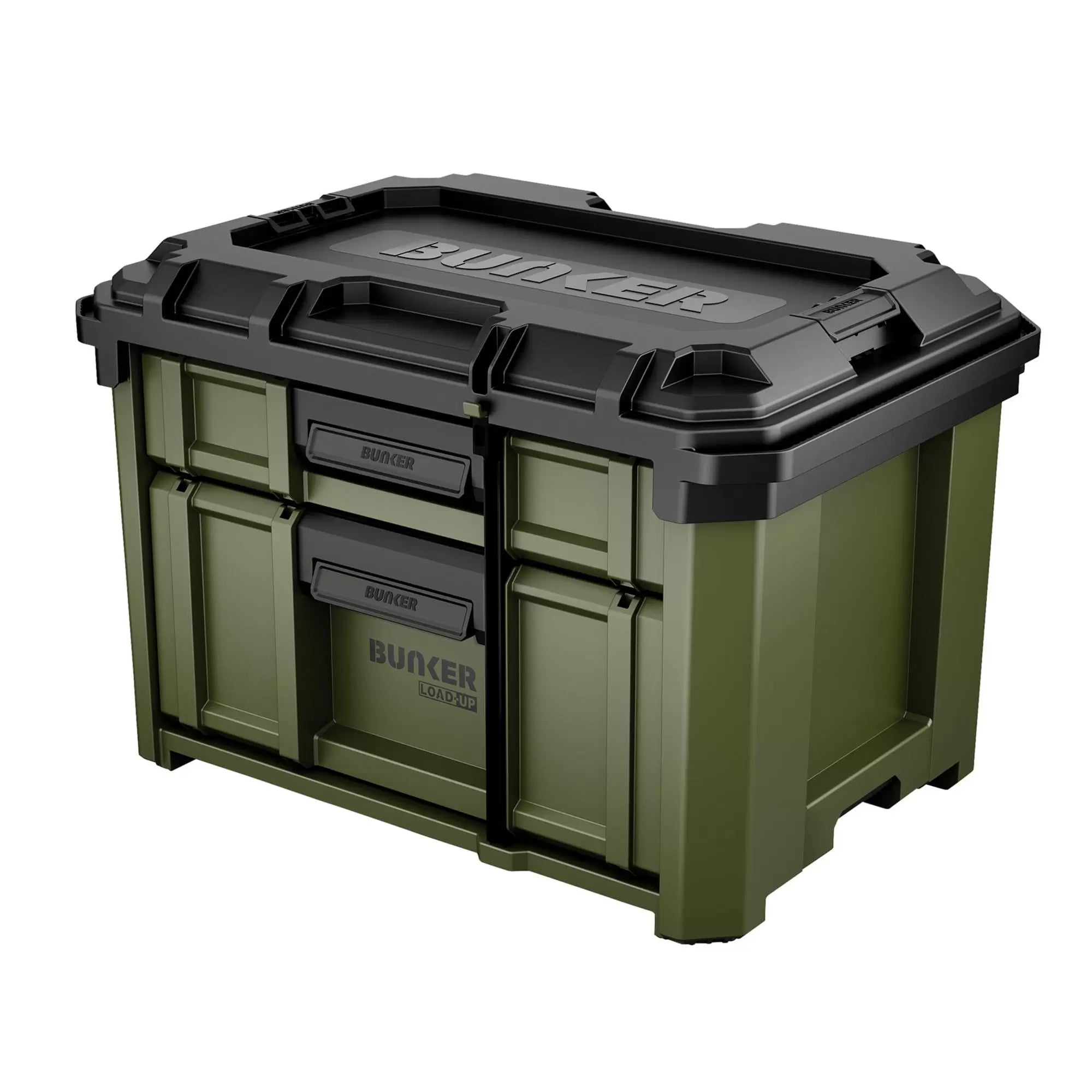 Draper Tools - 29436 - BUNKER Load-Up Stacking 2 Drawer Tool Box, 570mm
