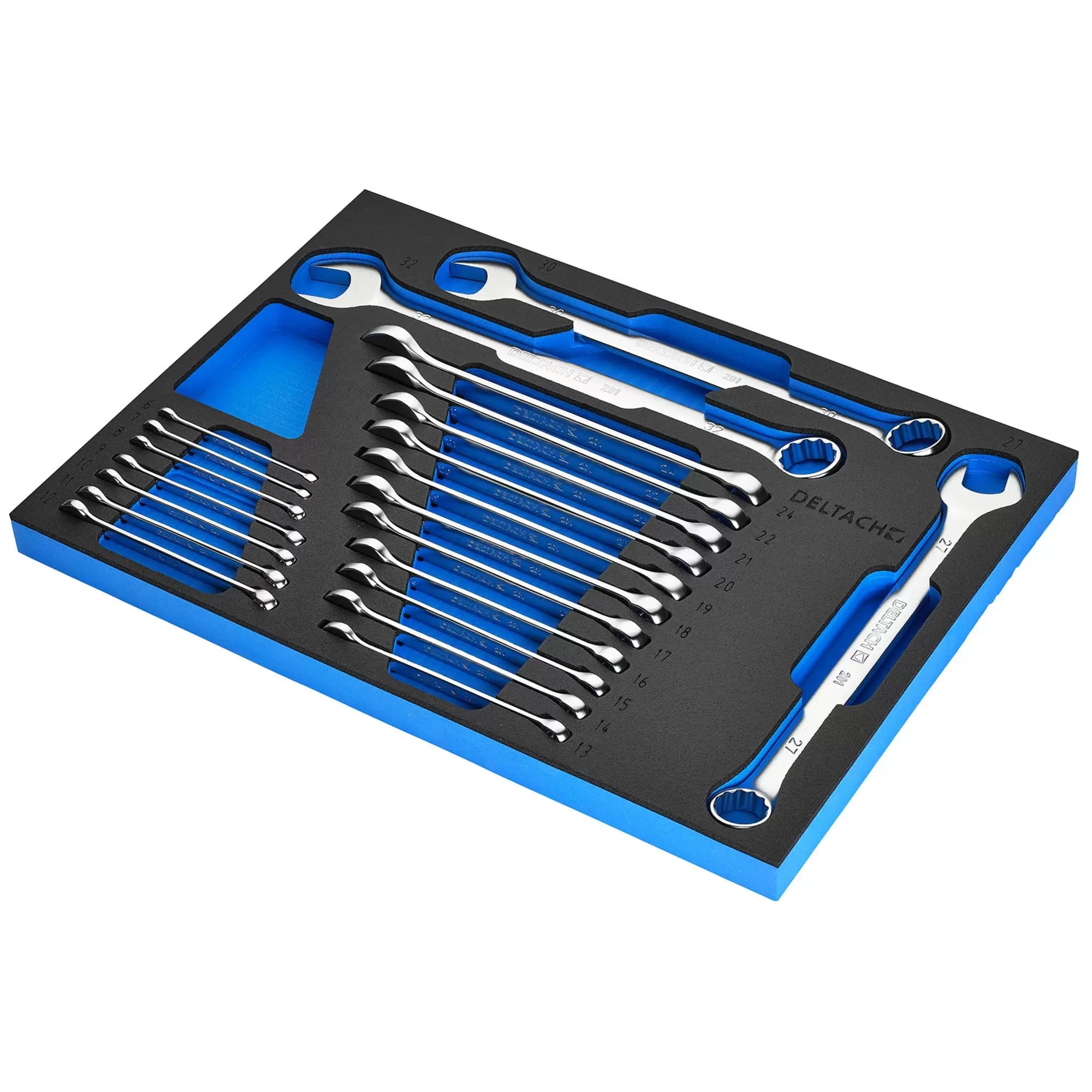 Draper Tools - 29450 - Open End Spanner Set in EVA Foam Inlay (21 Piece)
