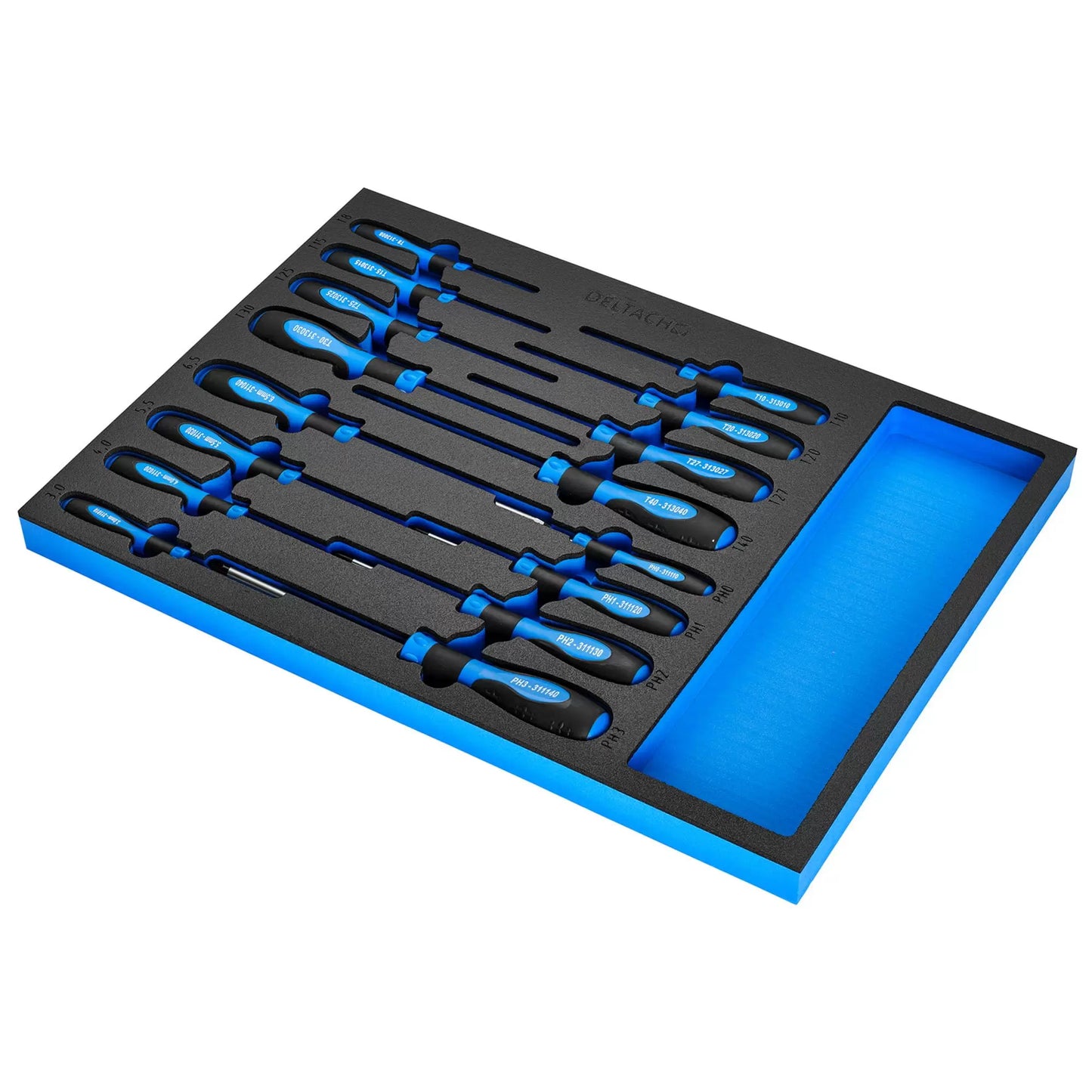 Draper Tools - 29529 - Screwdriver Set in EVA Foam Inlay (16 Piece)