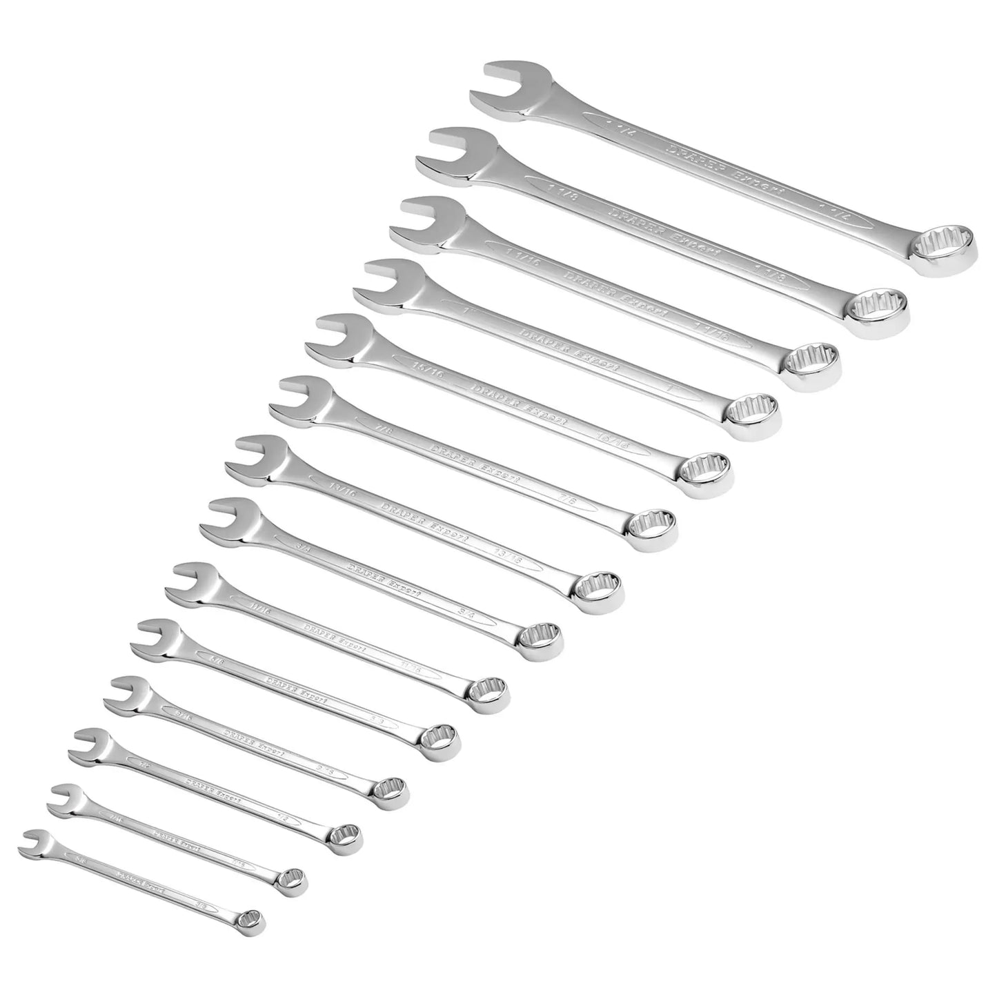 Draper Tools - 29548 - Draper Expert HI-TORQ® Imperial Combination Spanner Set (14 Piece)