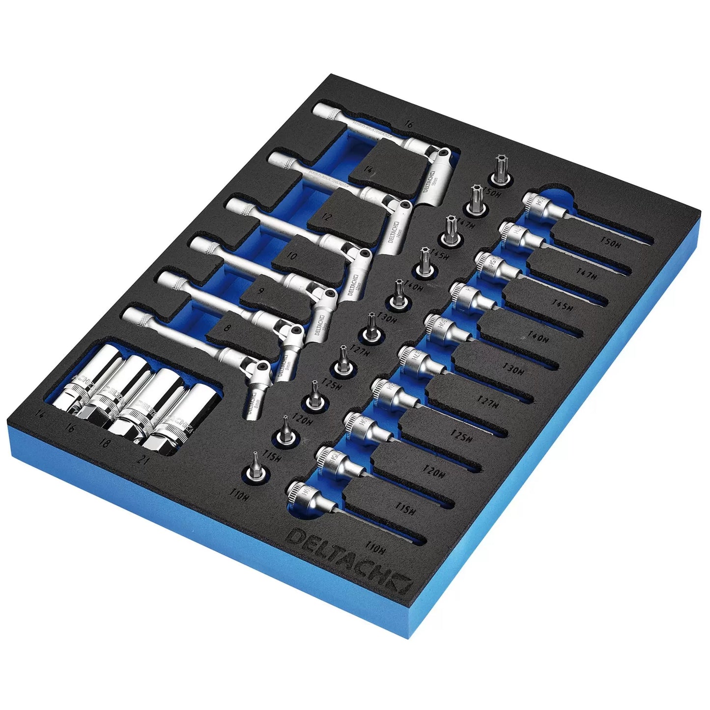 Draper Tools - 29713 - Spark and Glow Plug Set in EVA Foam Inlay, 3/8" (20 Piece)