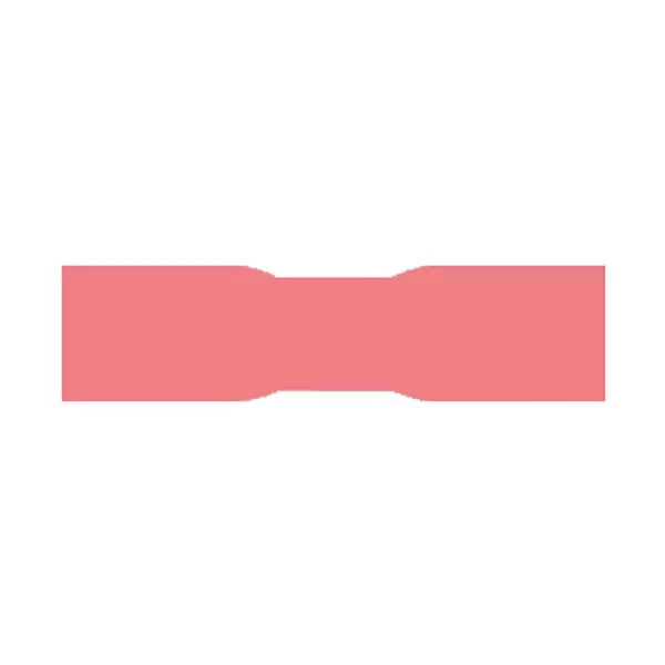 Durite 2-001-53 - Terminal Heatshrink Red 4.00mm Receptacle Pk100