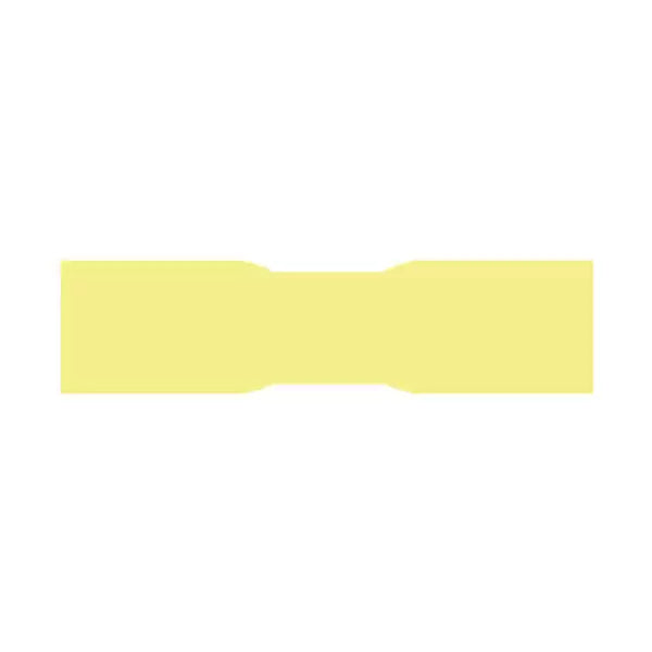 Durite 2-001-55 - Terminal Heatshrink Yellow 5.0mm Bullet Receptacle Pk100