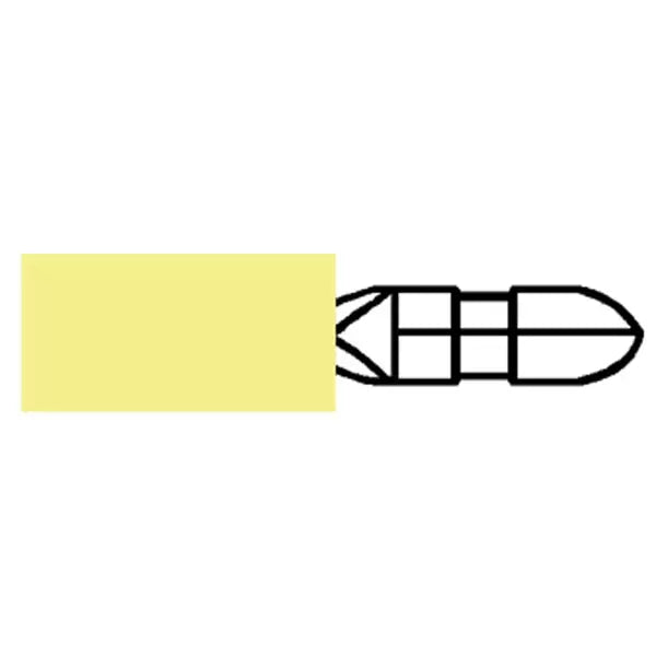 Durite 2-001-58 - Terminal Heatshrink Yellow 5.0mm Bullet Pk100