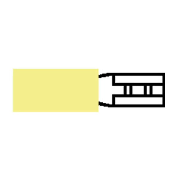 Durite 2-001-61 - Terminal Heatshrink Yellow 6.3mm Female Spade Pk100