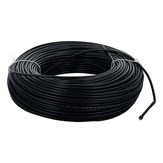 Ducab 6mm x 100 Yard PVC Single Core Cable - Black