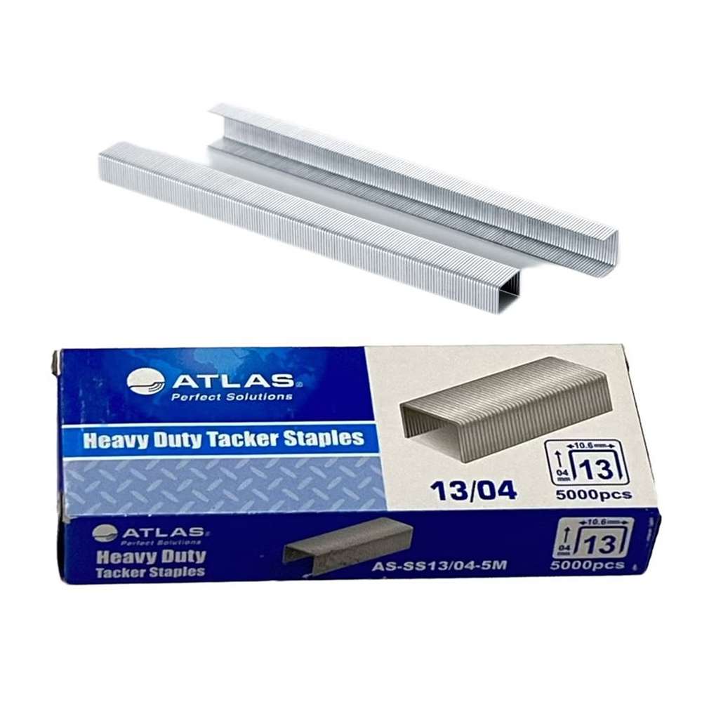Atlas Tacker Staples 13/04mm, 5000 Staples
