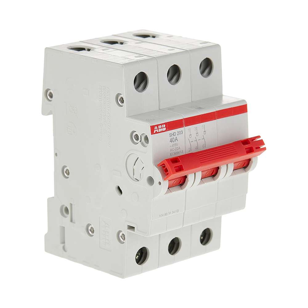ABB Isolator Switch, 40 A, 3P, Lockable Handle