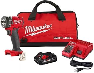 Milwaukee  M18 Fuel 18V 3/8" Compact Brushless Impact Wrench Kit (Battery and Charger)