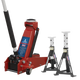 Trolley Jack 3 Tonne & Axle Stands Combo [3000CXDCOMBO1]