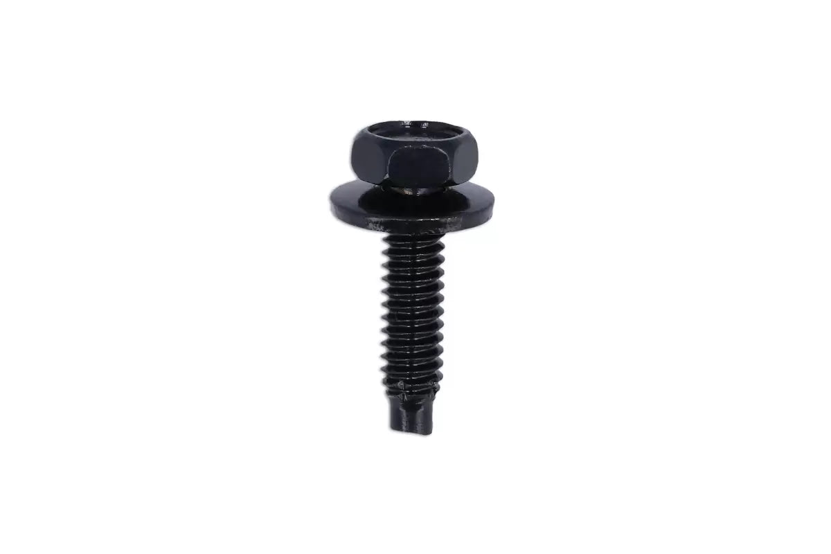 Connect - 30058 - Black Hex-Head Body Screw with Washer - Chrysler