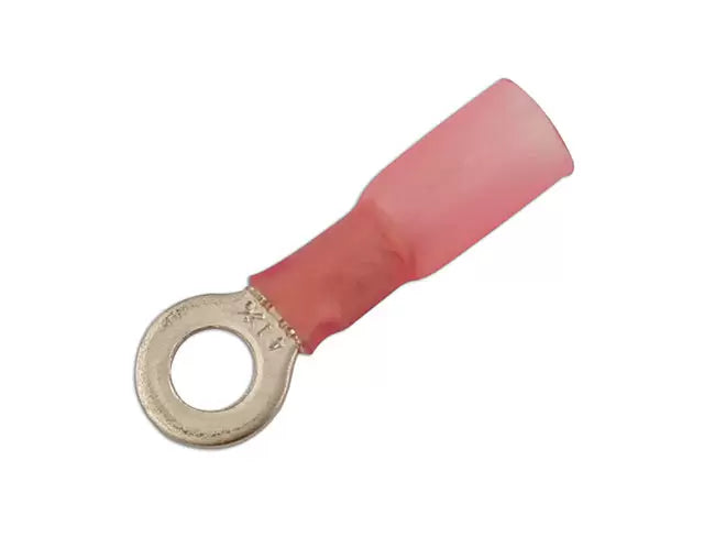 Connect - 30160 - Red Heat Shrink Ring 4.0mm 25pc