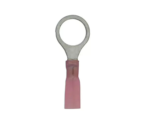 Red Heat Shrink Ring Terminal 10.0mm 25pc