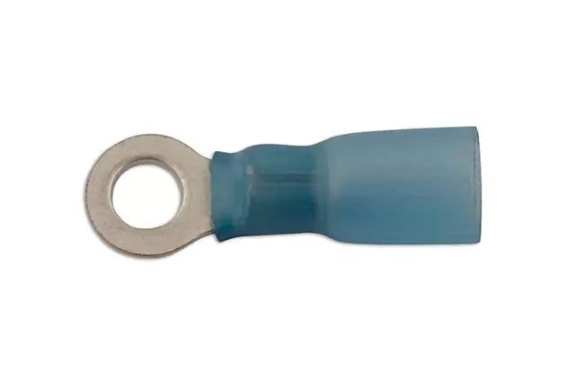 Connect - 30202 - Blue Heat Shrink Ring Terminal 6.0mm 25pc