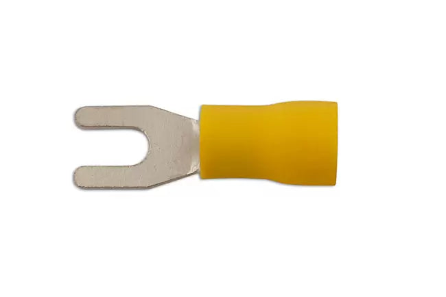 Connect - 30224 - Yellow Fork Terminal 4.0mm 100pc