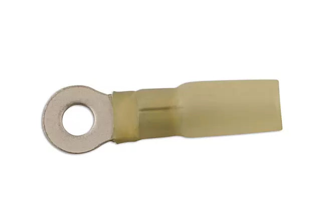 Connect - 30230 - Yellow Heat Shrink Ring Terminal 4.0mm 25pc
