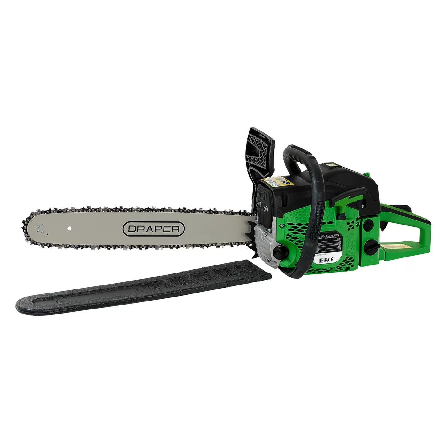 Draper Tools - 30274 - Petrol Chainsaw, 51cc, 500mm/20"