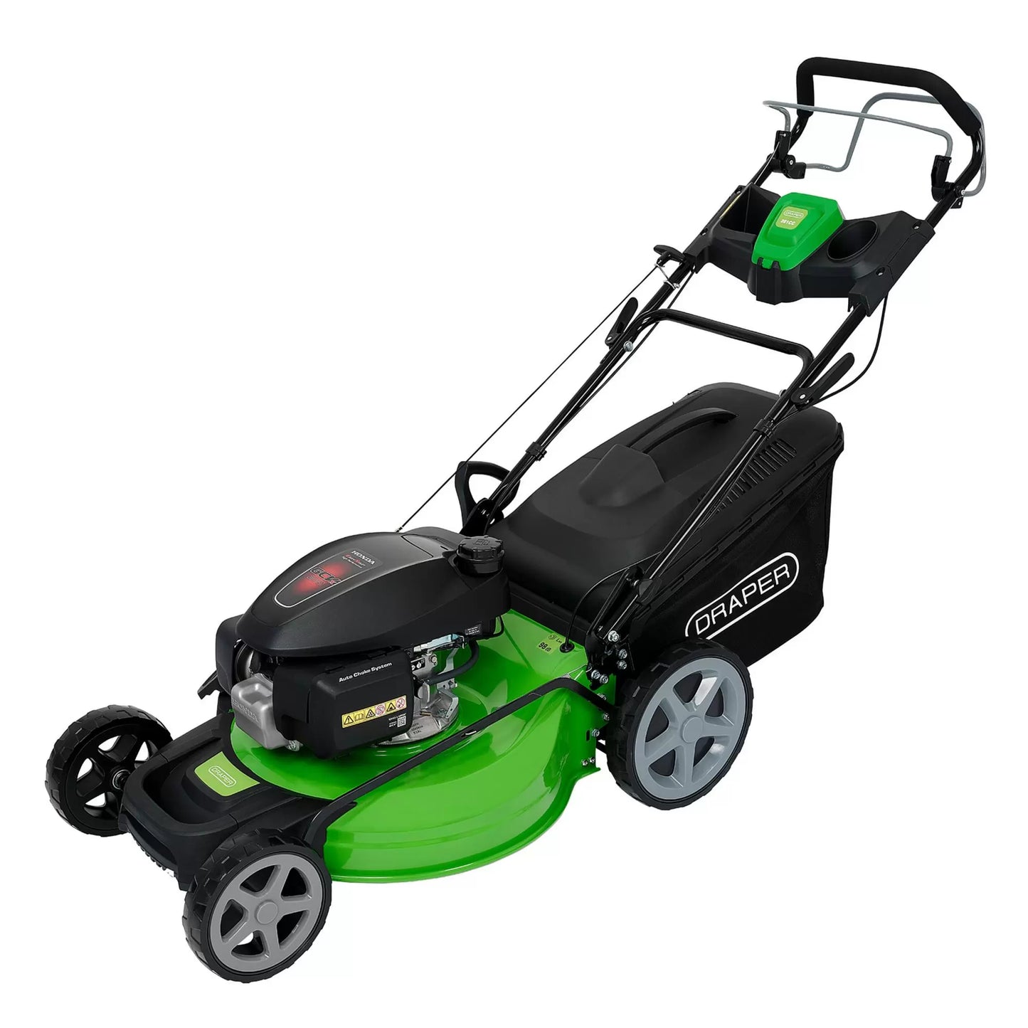 Draper Tools - 30277 - Self-Propelled Petrol Lawn Mower, 530mm, with Honda 201cc/3.8HP Engine