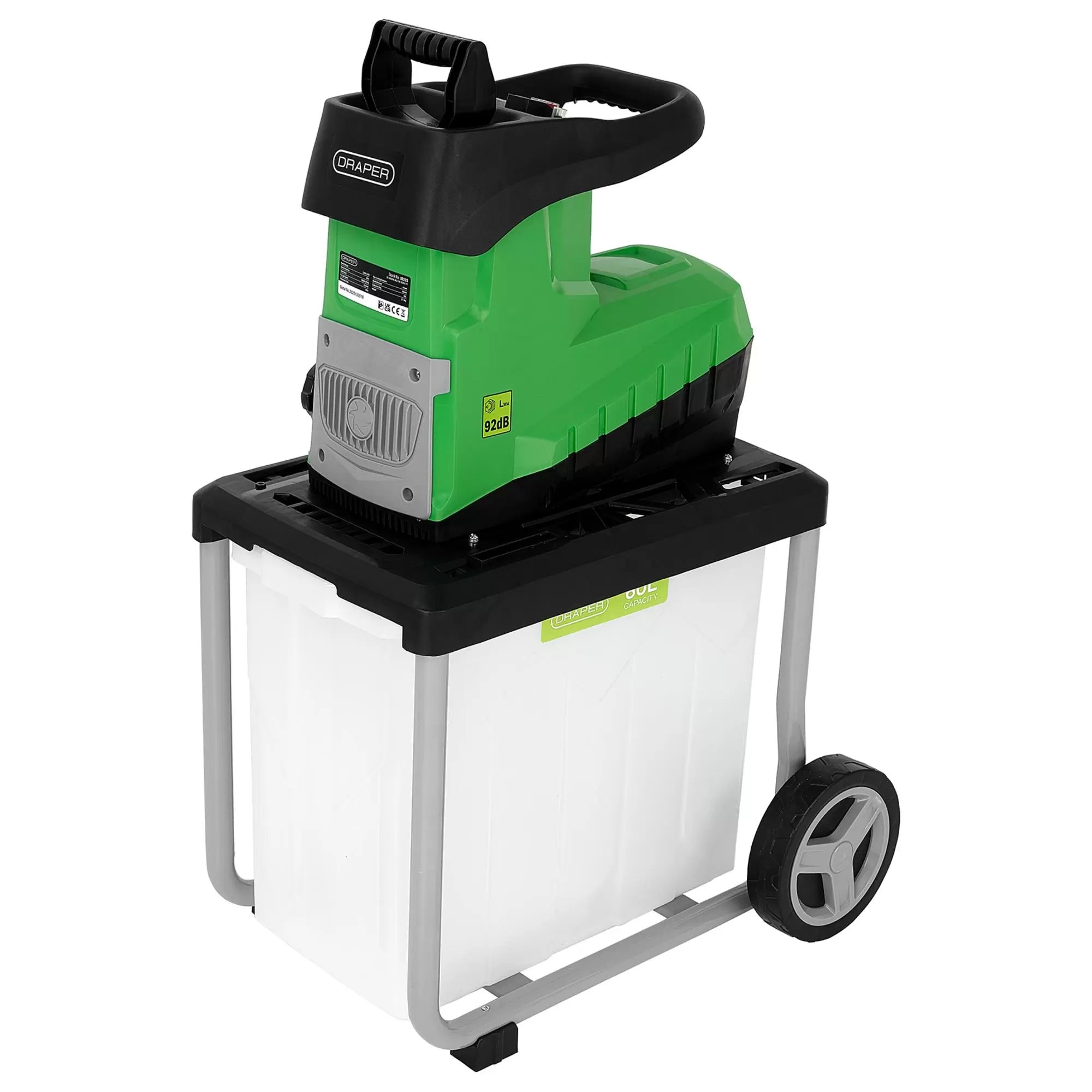 Draper Tools - 30293 - 230V Quiet Garden Shredder, 2800W