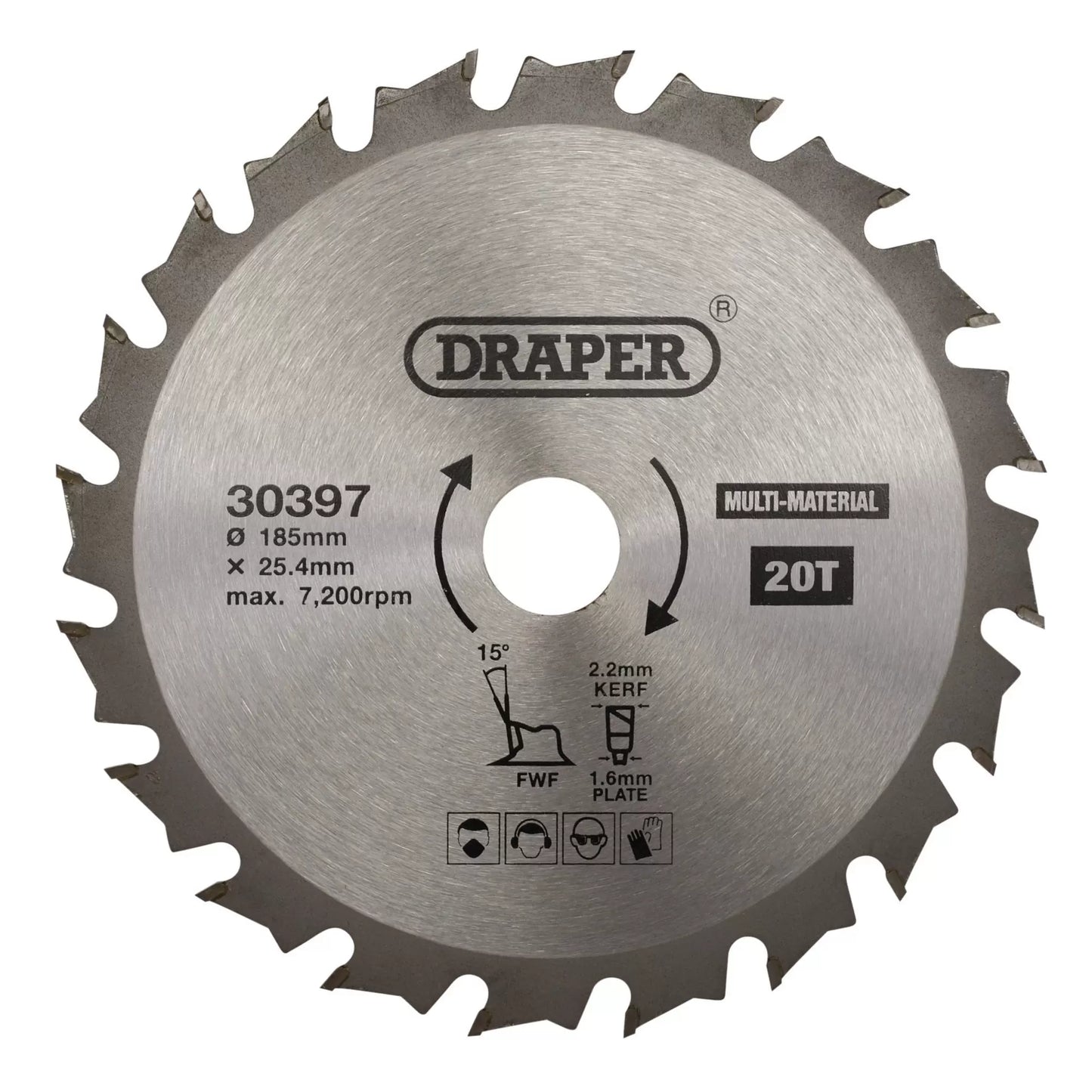 Draper TCT Circular Saw Blade 185mm