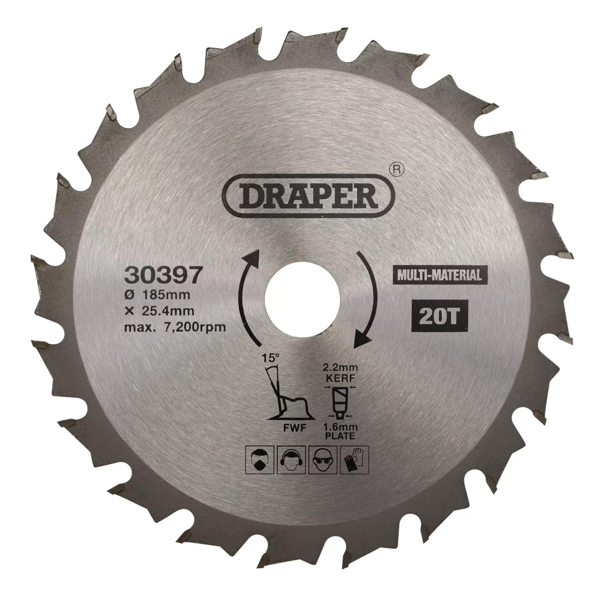 Draper TCT Circular Saw Blade 185mm