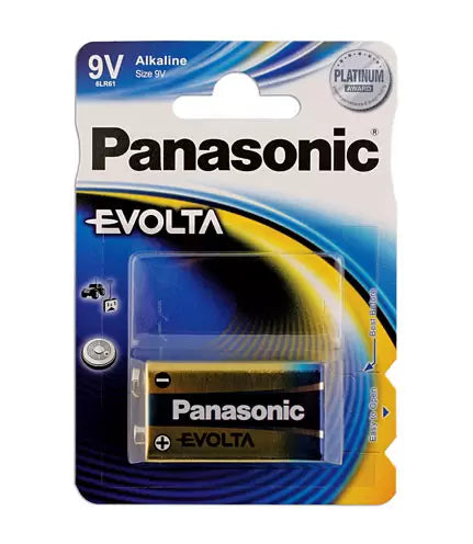Pansonic Evolta PP3 9V Battery 1pc x 12
