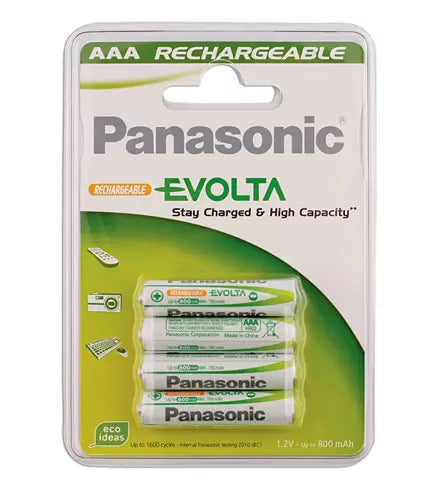 Panasonic Evolta Rechargeable AAA Battery 4pc x 12