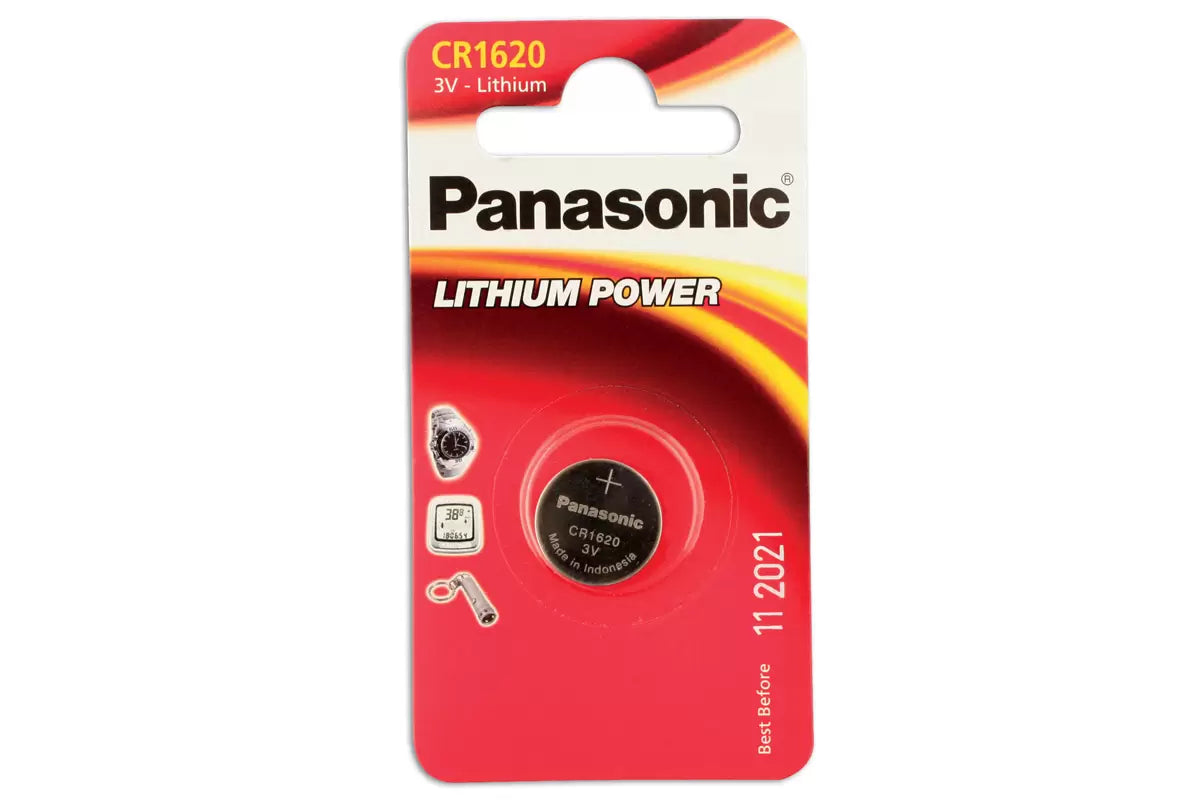 Panasonic CR1620 Coin Cell Battery 12pc