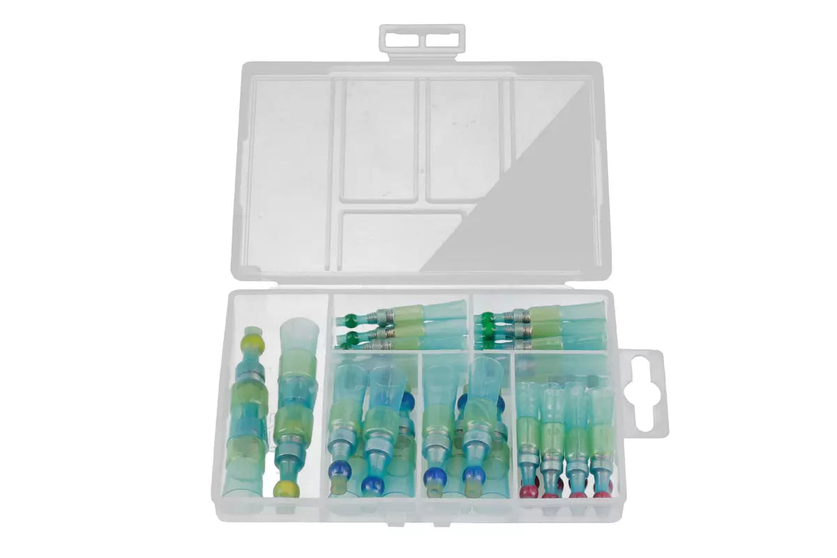 Assorted Closed End Solder Type Cable End Sleeve 36pc