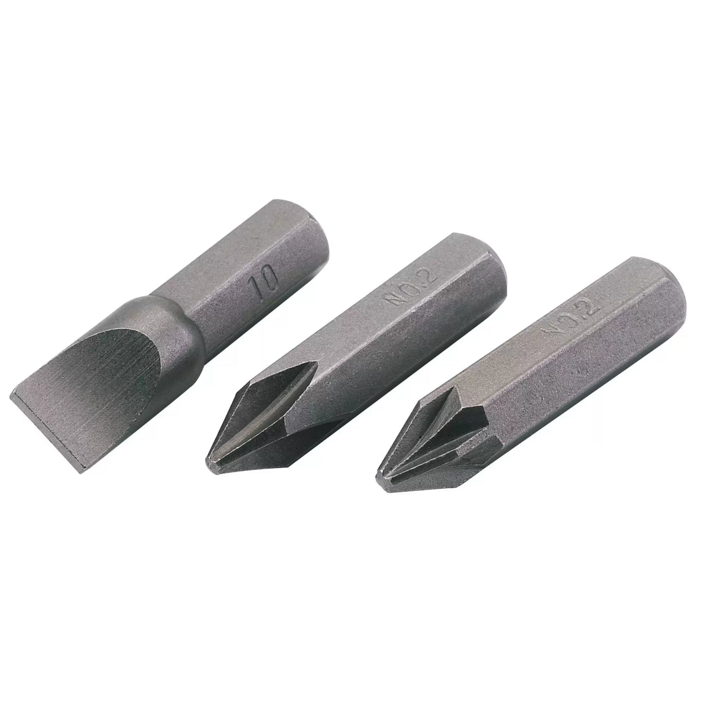 Draper Tools - 30912 - Plain Slot Impact Screwdriver Bit, 10mm