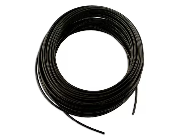 Semi Rigid Black Nylon Tubing 12.7mm OD 30m