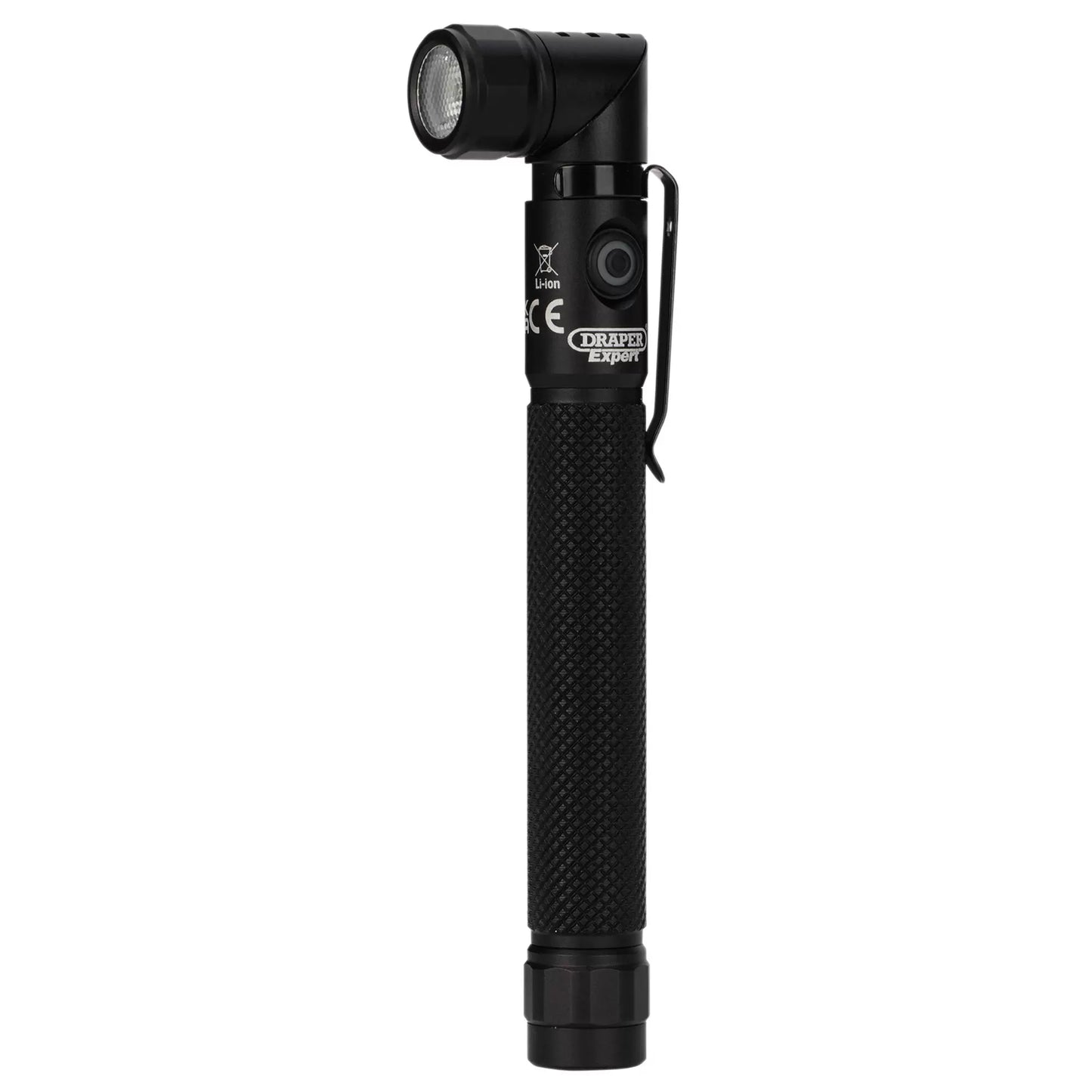 Draper Tools - 30986 - Draper Expert SMD LED USB Rechargeable 90&deg; Adjustable Torch, 3.5W, 350 Lumens, USB-C Cable Supplied