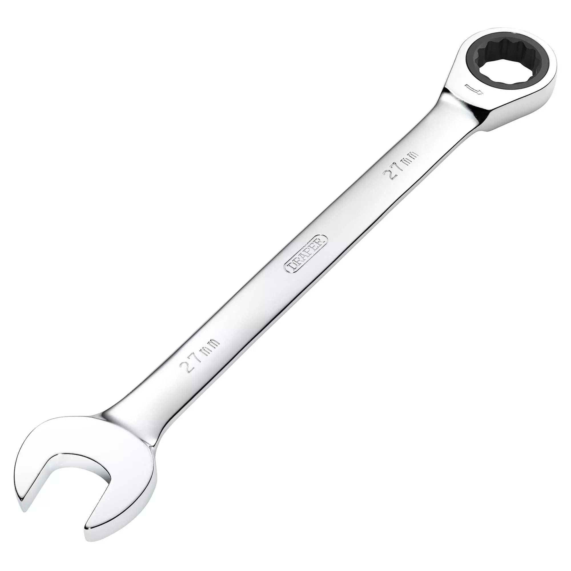 Draper Tools - 31025 - Metric Ratcheting Combination Spanner, 27mm